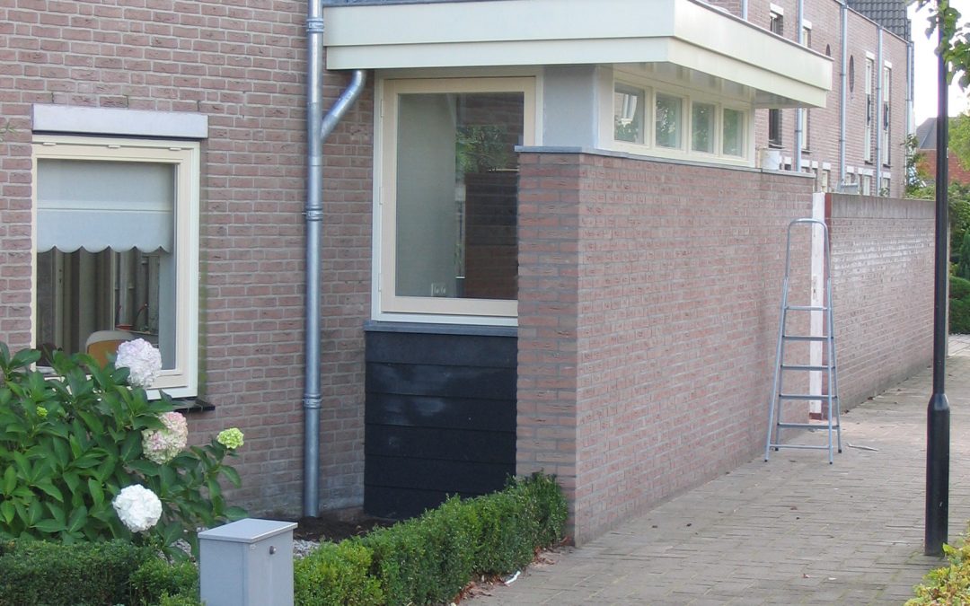 Aanbouw woning in Geertruidenberg