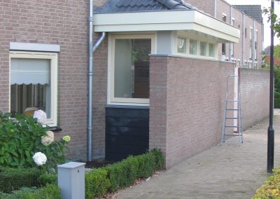 Aanbouw woning in Geertruidenberg
